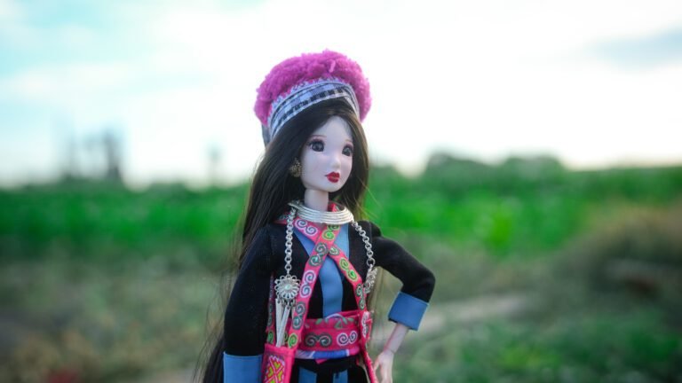 Artisan limited edition doll inspired by Hmong heritage