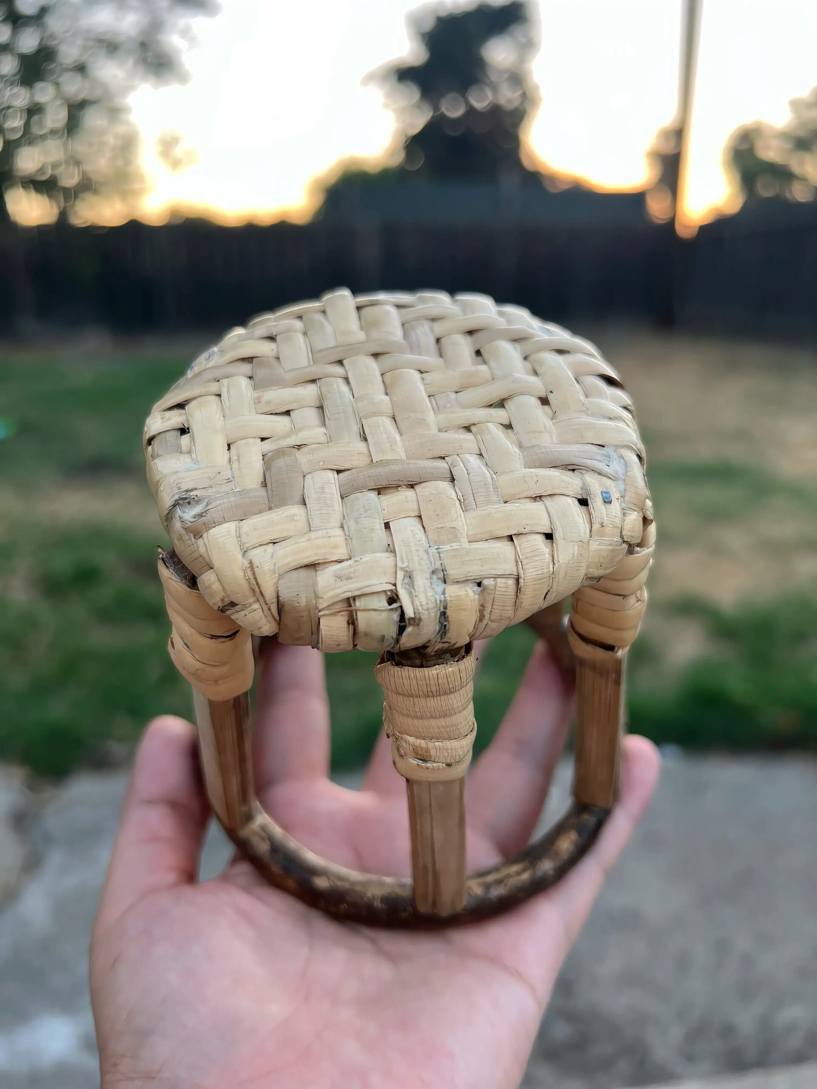 Miniature Traditional Hmong Stool