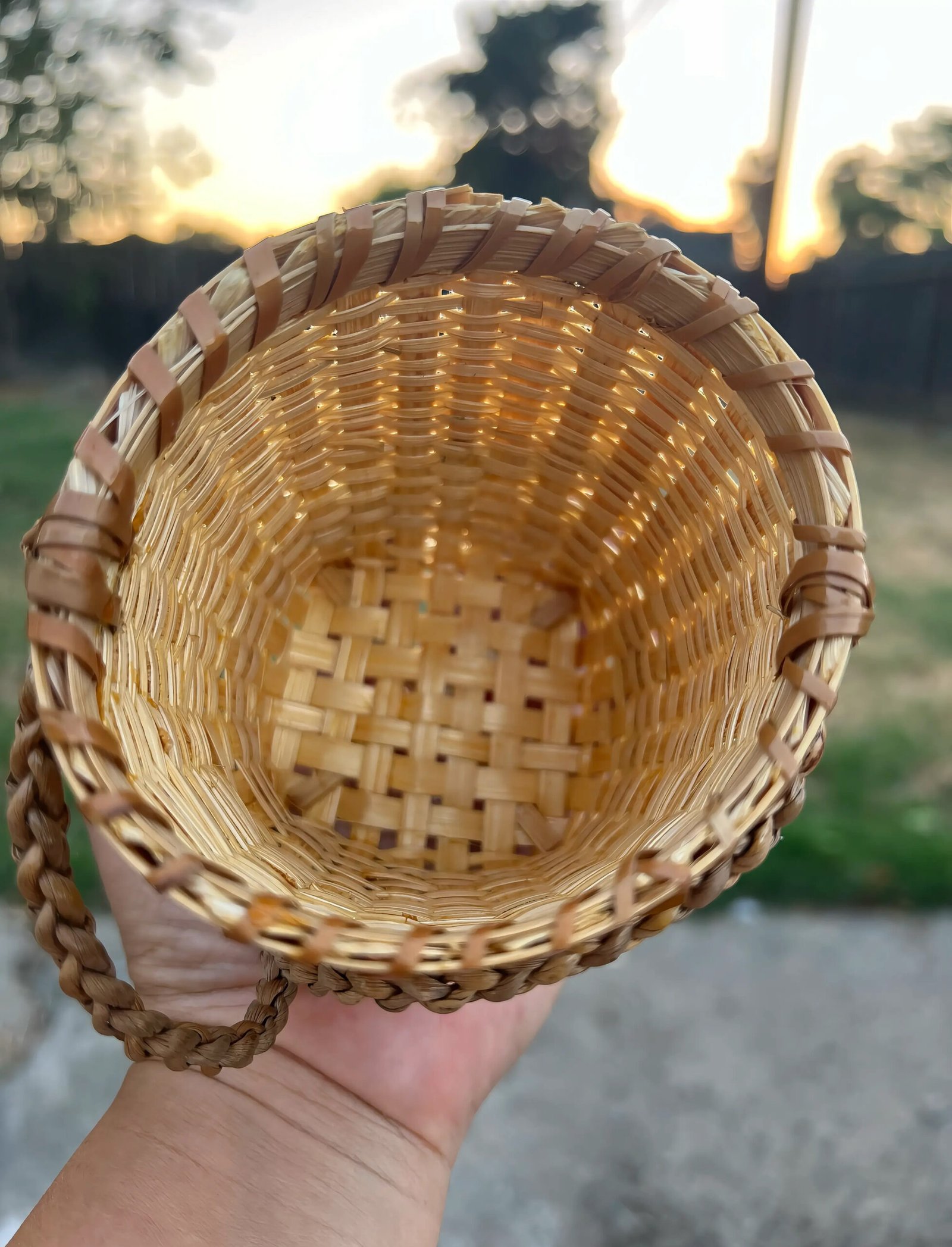 Miniature Woven Gathering Basket - Image 3